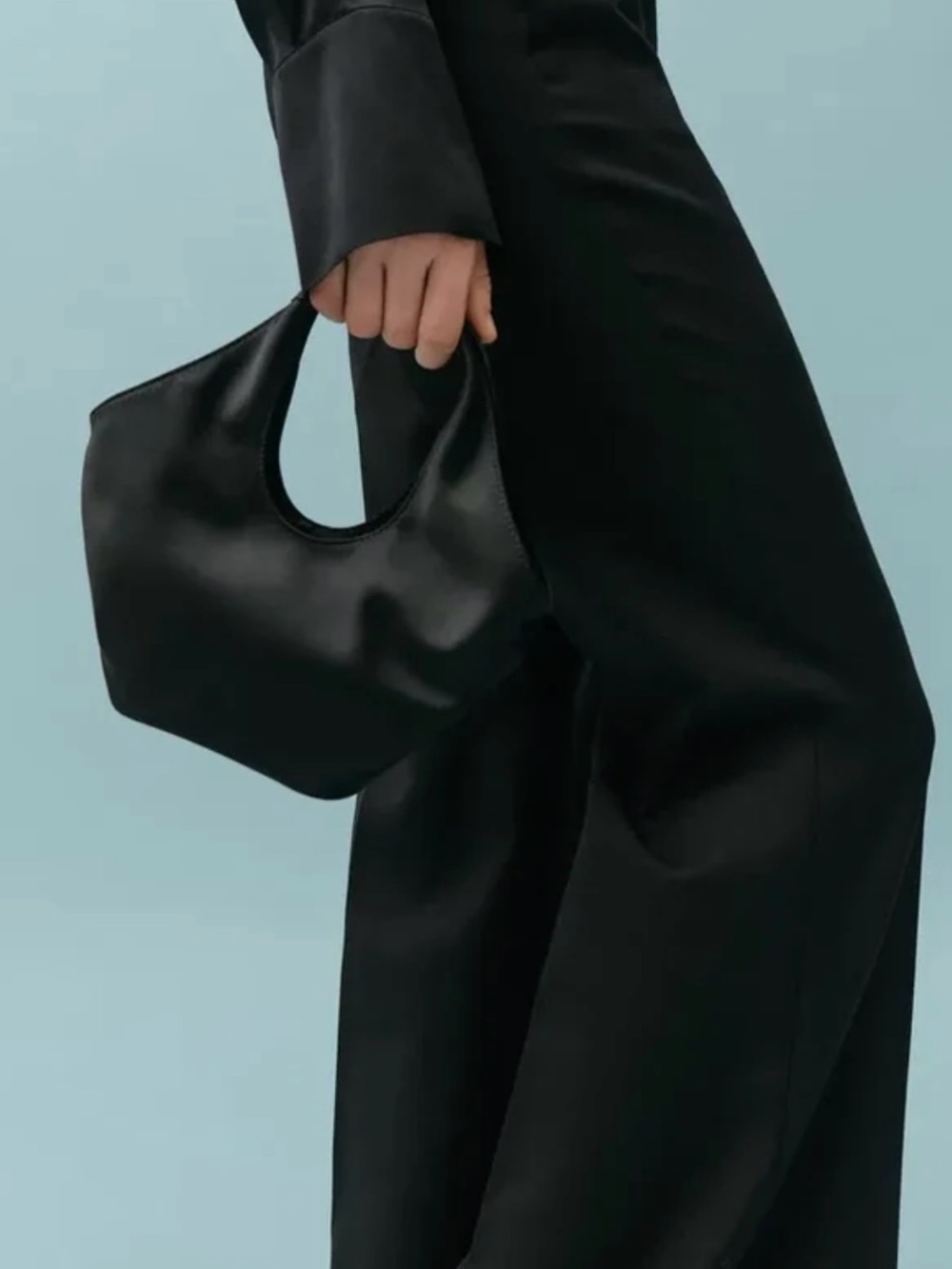 Victoria Beckham x Mango satin mini handbag